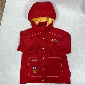 Disney baby Mickey Mouse hooded fall windbreaker jacket 2-3